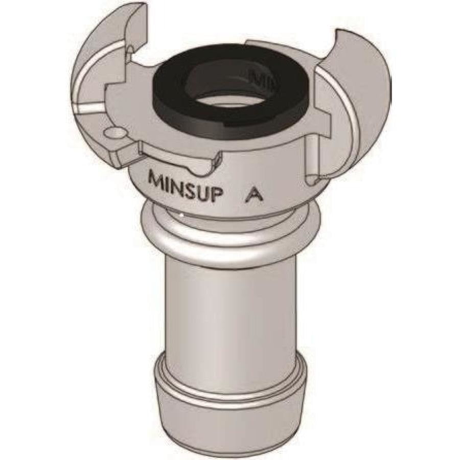 Minsup Type A Bellow Seal Claw Hose End 10Mm / Sg Iron 500 Psi Fittings