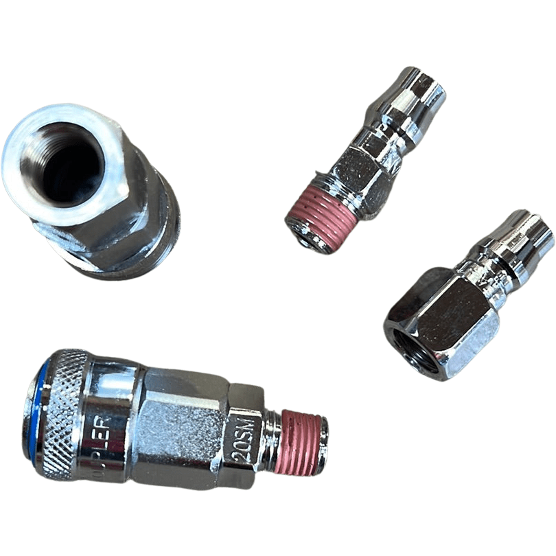 Nitto Style 1/4" Female Male Air Tool Compressor Fittings ( 4 Piece ) - Hose Factory