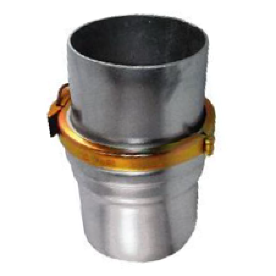 Travis Coupling Set with Male x Female Clamp and Seals - Plated Steel, featuring a durable plated steel design.