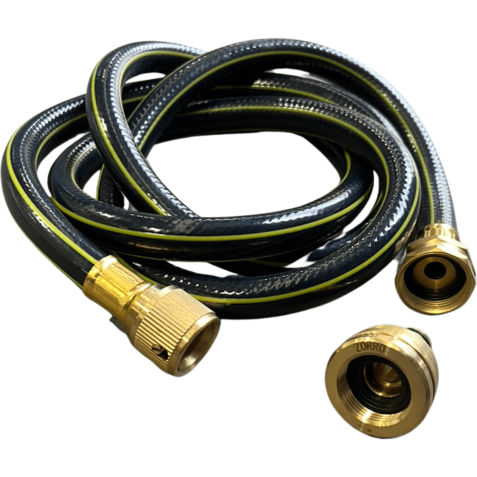 ZORRO 1.8m Hose Reel Extension Hose with Brass Fittings 12mm - Hose Factory