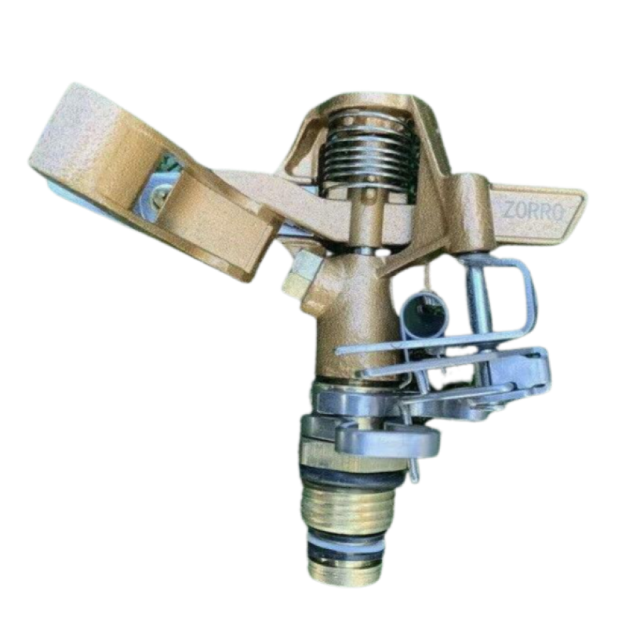 Zorro Brass Impact Rotating Sprinkler Head 1/2 Inch Sprinklers