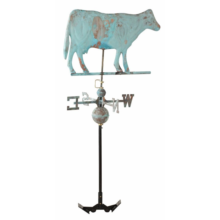 ZORRO Cow Weathervane in Patina - Hose Factory