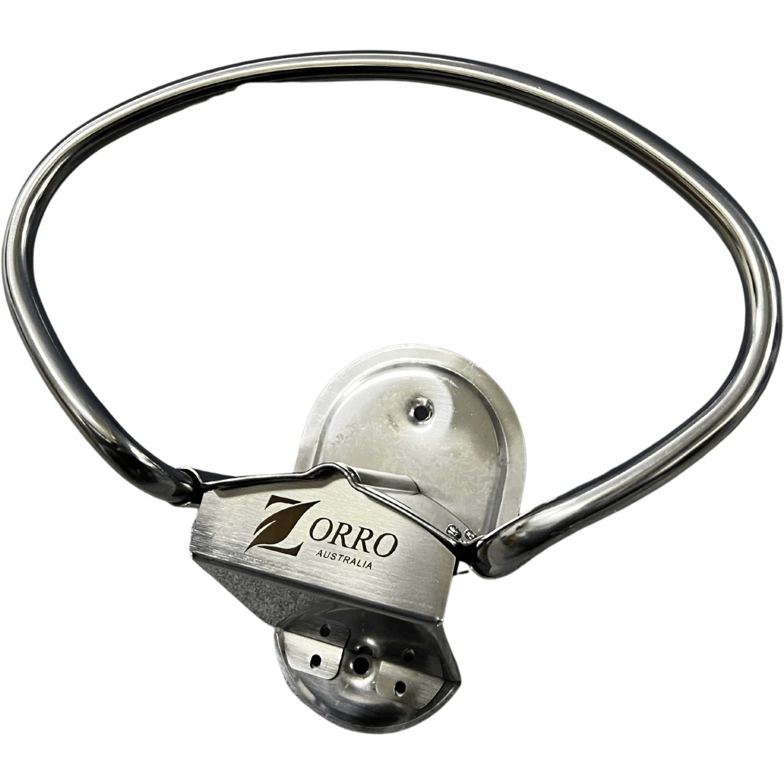 ZORRO SS Hanger for garden hose, part of ZORRO Hi-Flex Garden Hose with 3 Piece Plastic Fittings & ZORRO SS Hanger Bundle
