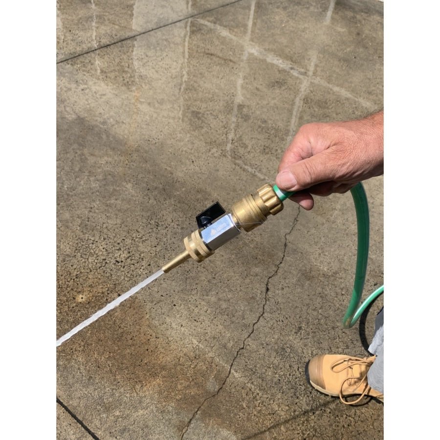 ZORRO High Pressure Brass Jet Nozzle Kit with Valve 12mm - Hose Factory