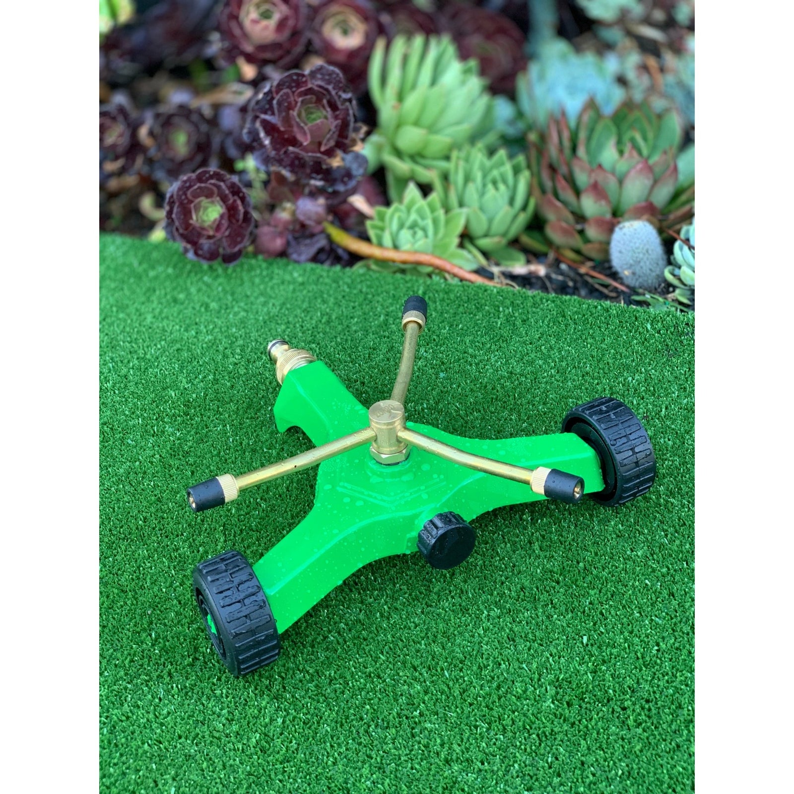 ZORRO Rotating Sprinkler With Metal Base on wheels 19mm - Hose Factory