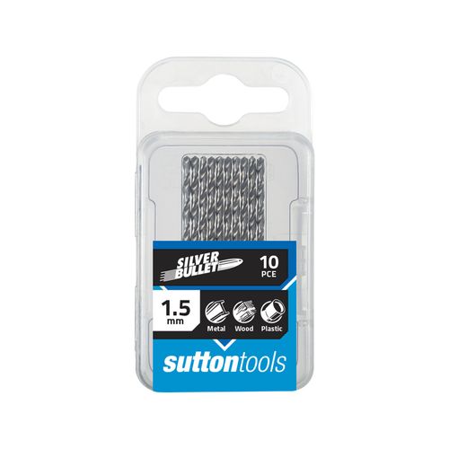 Sutton Tools 1.5mm Metric HSS Jobber Drill Bit - 10 Pack D1040150