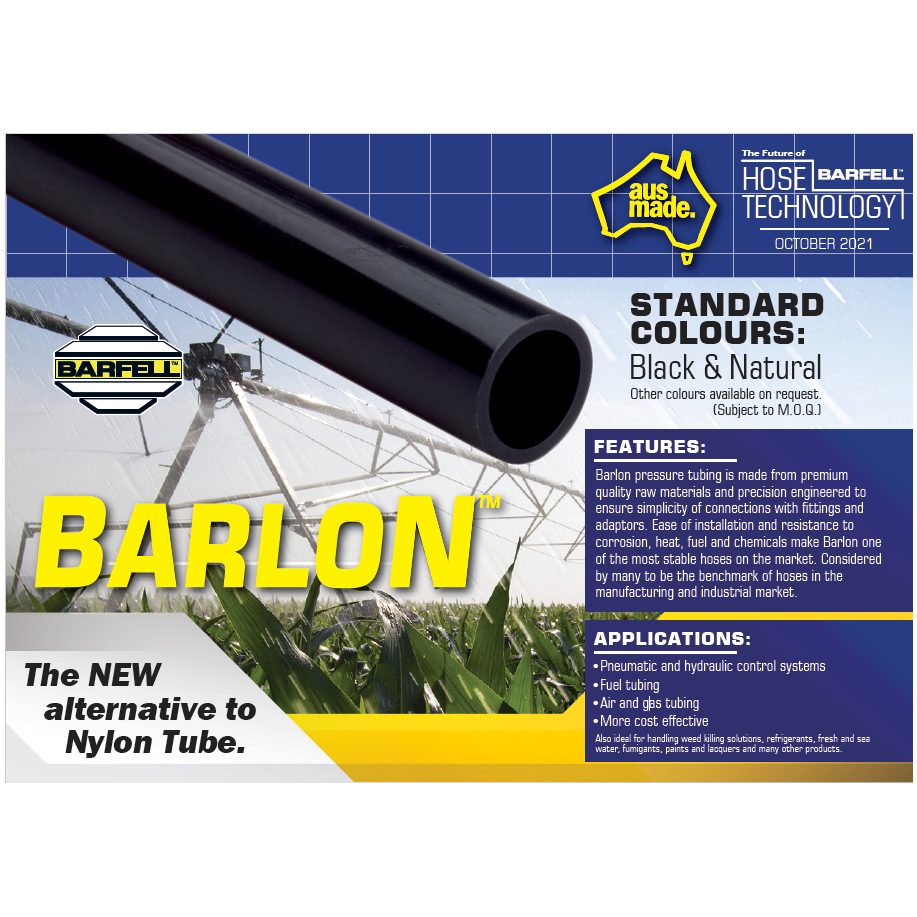 BARFELL Barlon Pressure Tubing Flexible Metric