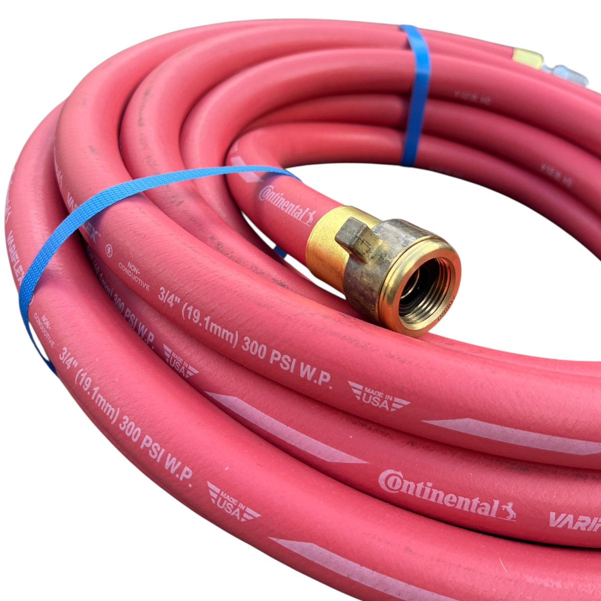 CONTINENTAL Red Variflex Hot Water hose with Fittings 20mm