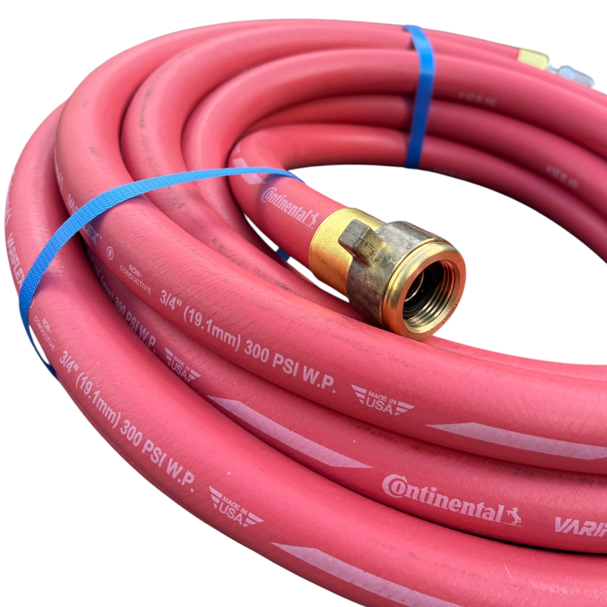 CONTINENTAL Red Variflex Hot Water hose with Fittings 20mm