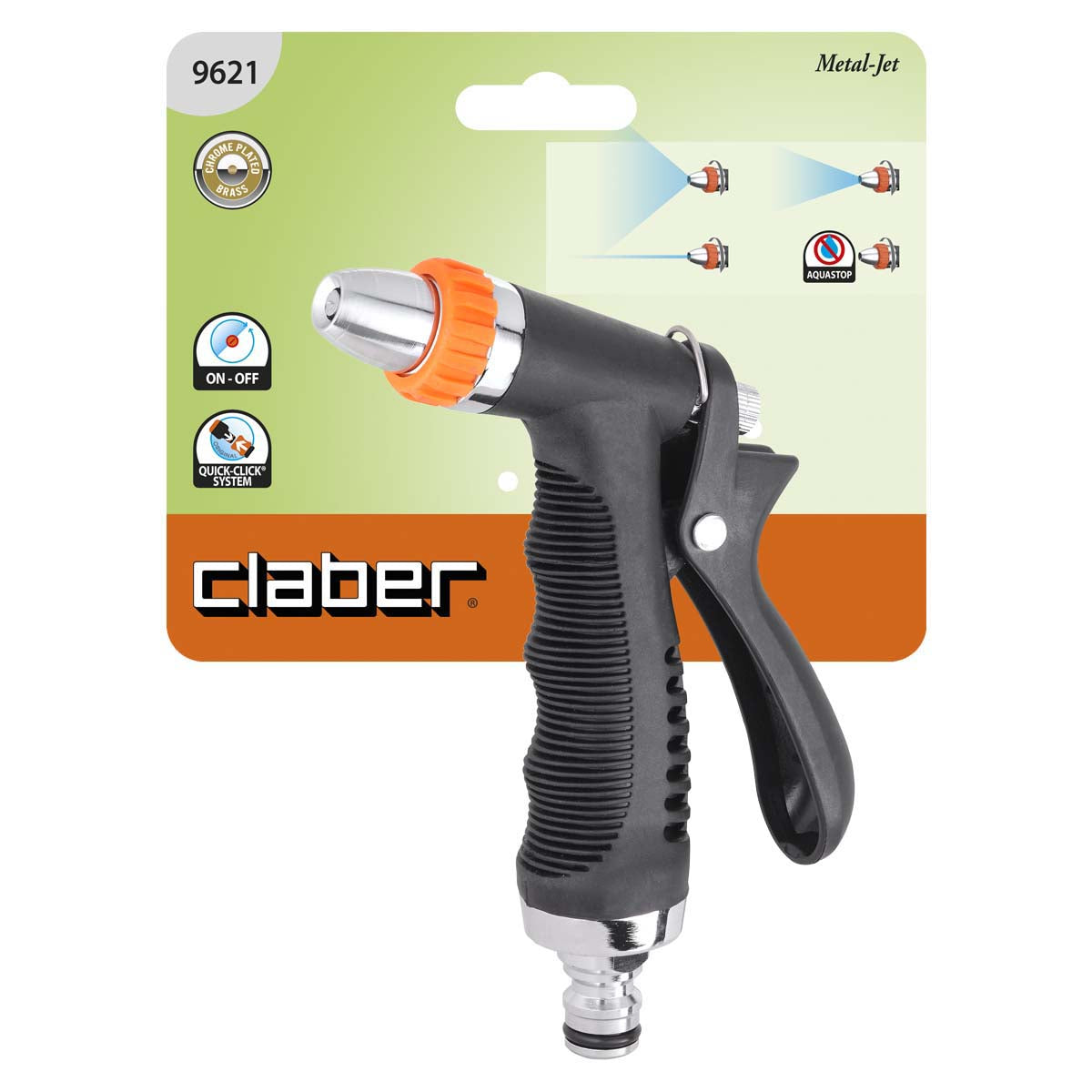 Claber Adjustble Water Spray Pistol 12mm