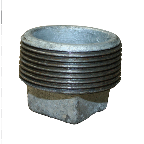 Screwed Socket Plug BSP Galvanised Malleable