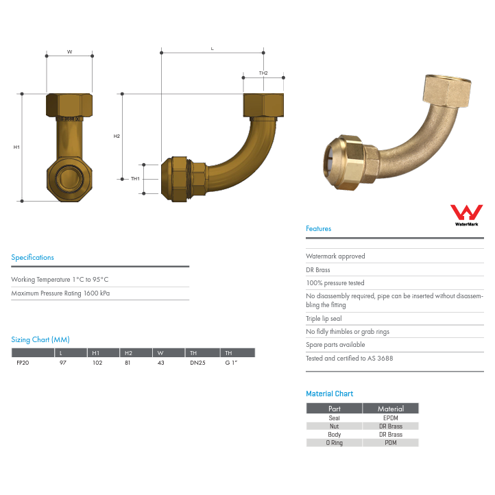 METPRESS Press Fit Ferrule Bend