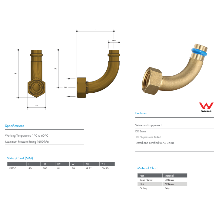 METPRESS Press Fit Ferrule Bend