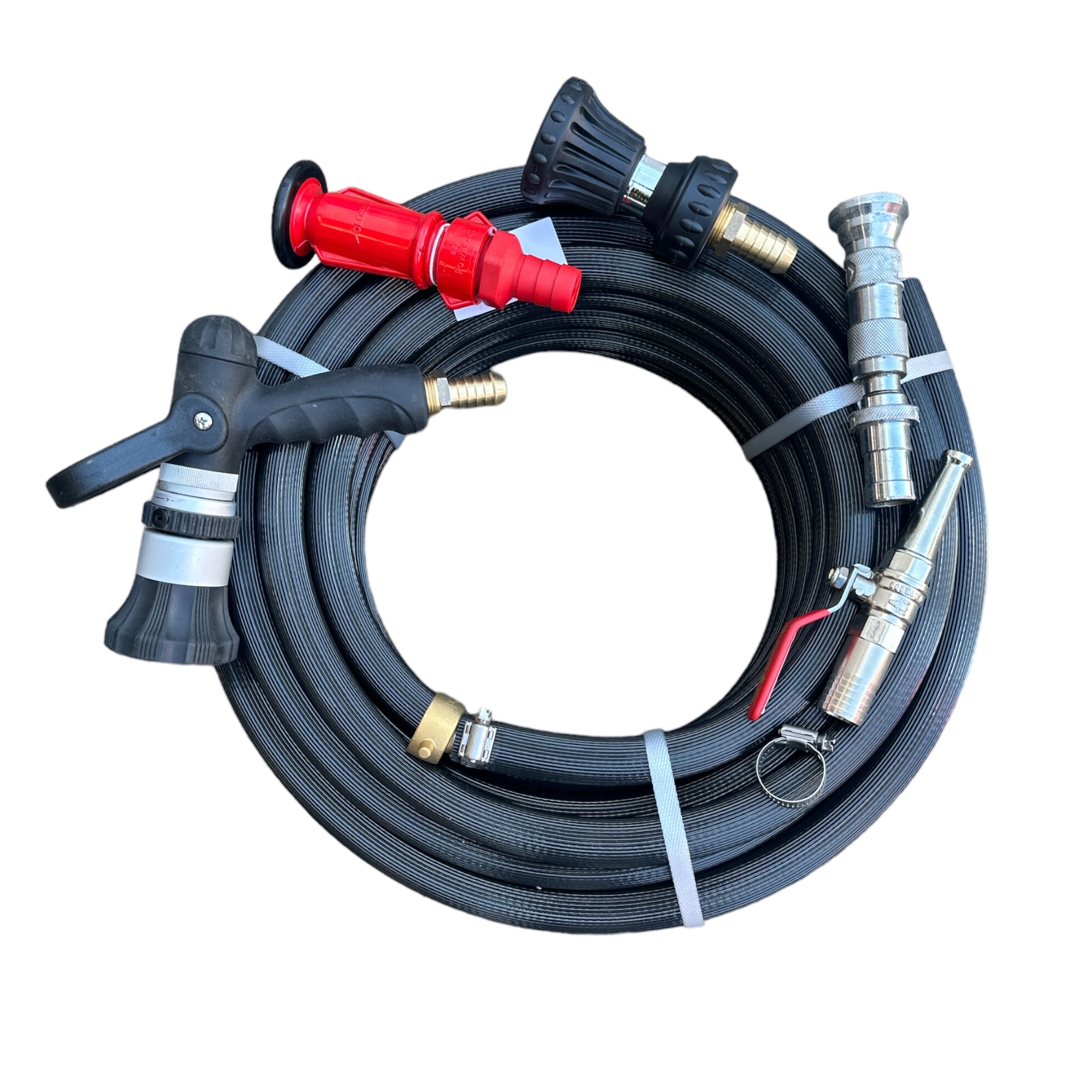 HOSE FACTORY Fire Reel Hose with Permanent Fittings kit 25mm