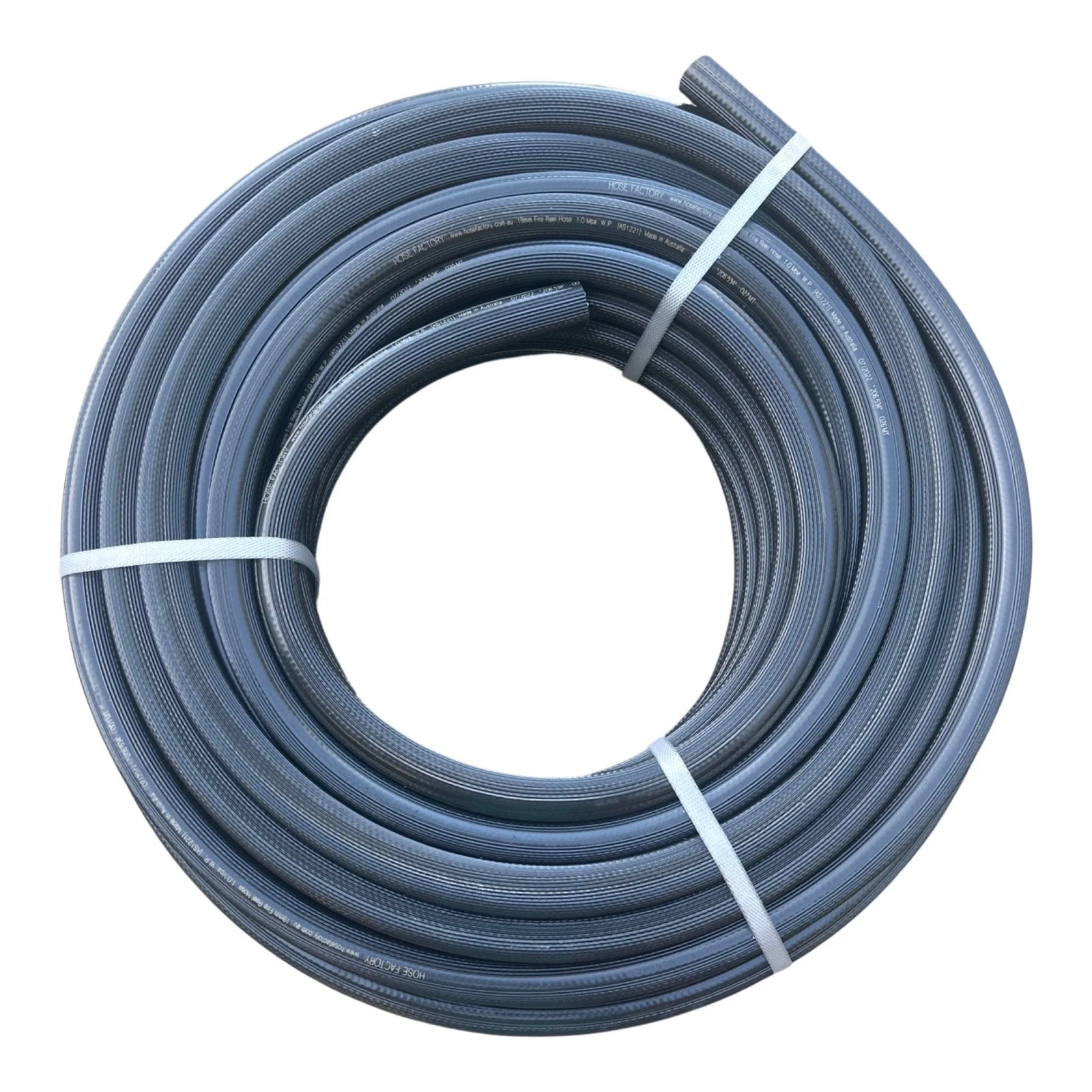 HOSE FACTORY Fire Reel Hose with ZORRO Crimped 3 Piece Brass Snap On Fittings