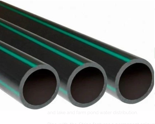 Green Stripe Rural 800 Poly Pipe