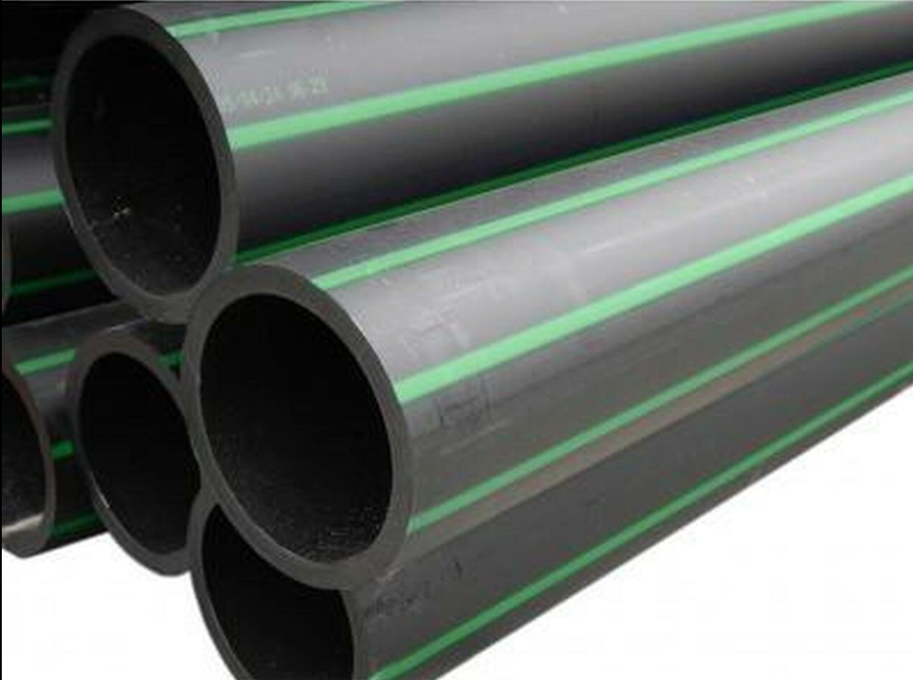 Green Stripe Rural 800 Poly Pipe