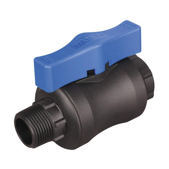 HANSEN Ball Valve for General Applications Male x Female BSPT Thread