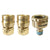 Holman 3 piece Brass Hose Connector Grip n Lock Set 12mm CLEARANCE