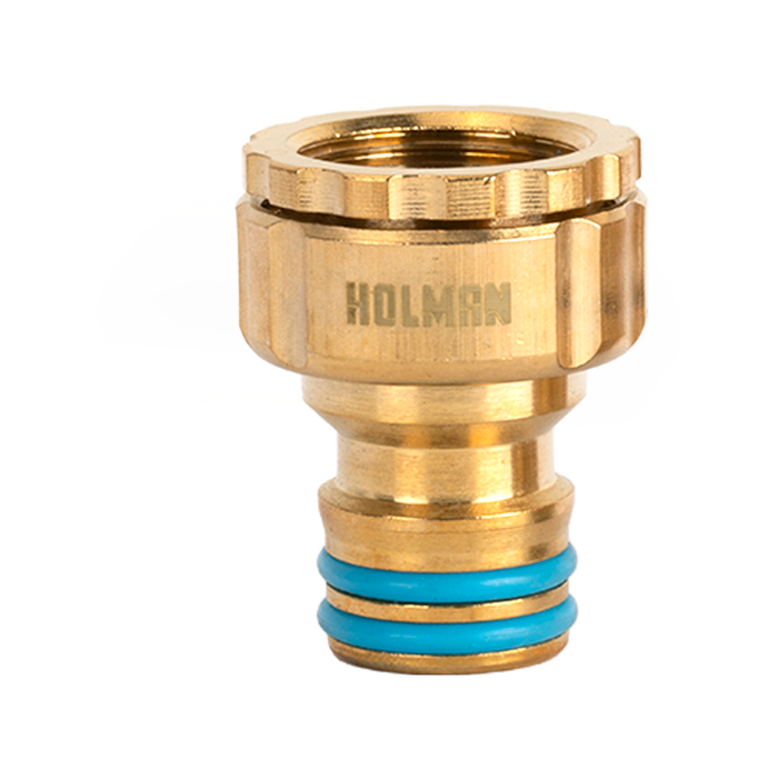Holman 3 piece Brass Hose Connector Grip n Lock Set 18mm CLEARANCE