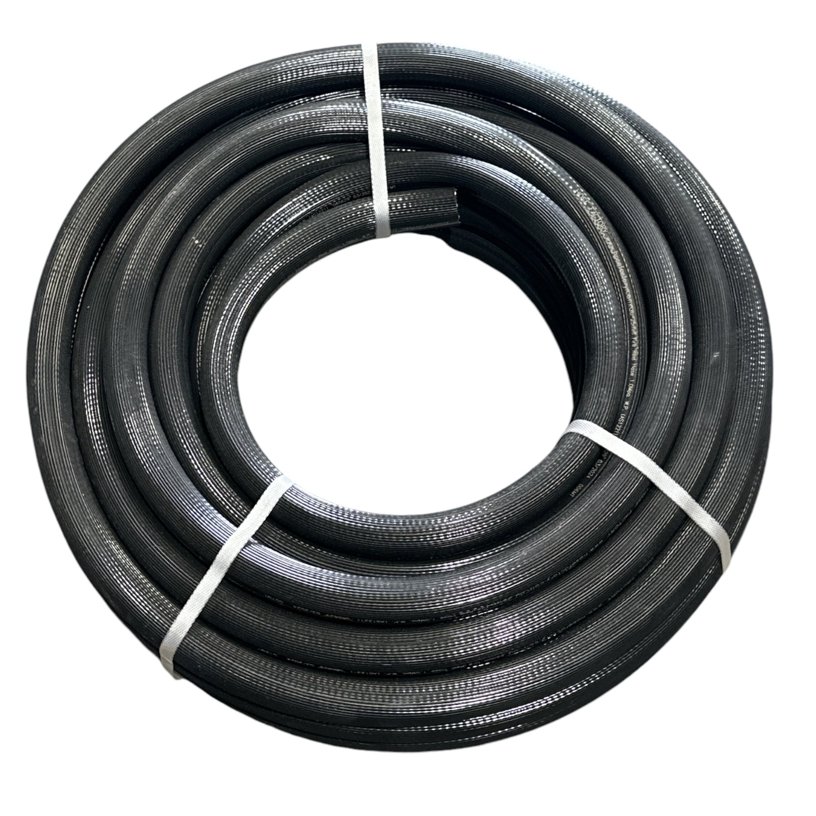 HOSE FACTORY Fire Reel Hose with Brass Nut & Tail Red Fire Nozzle 25mm