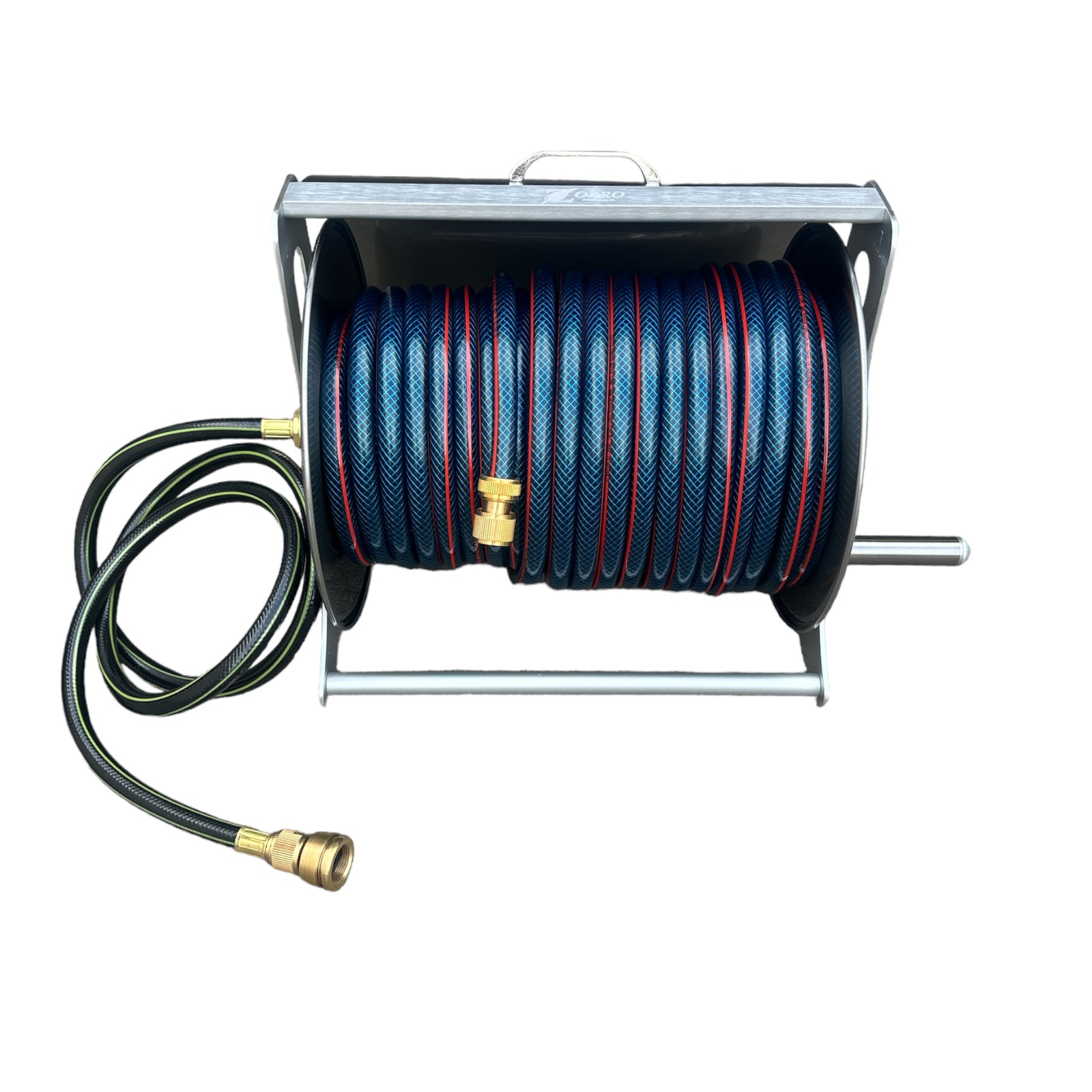 OZFLEX Garden Hose with ZORRO Mountable Reel with Lid Bundle 12mm