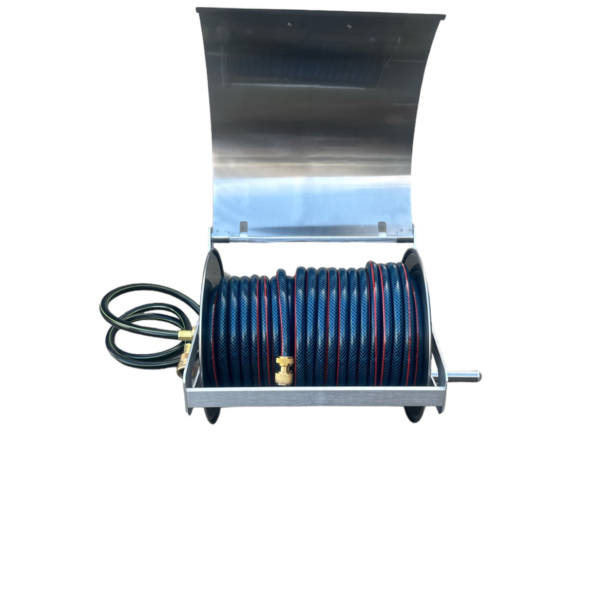 OZFLEX Garden Hose with ZORRO Mountable Reel with Lid Bundle 12mm