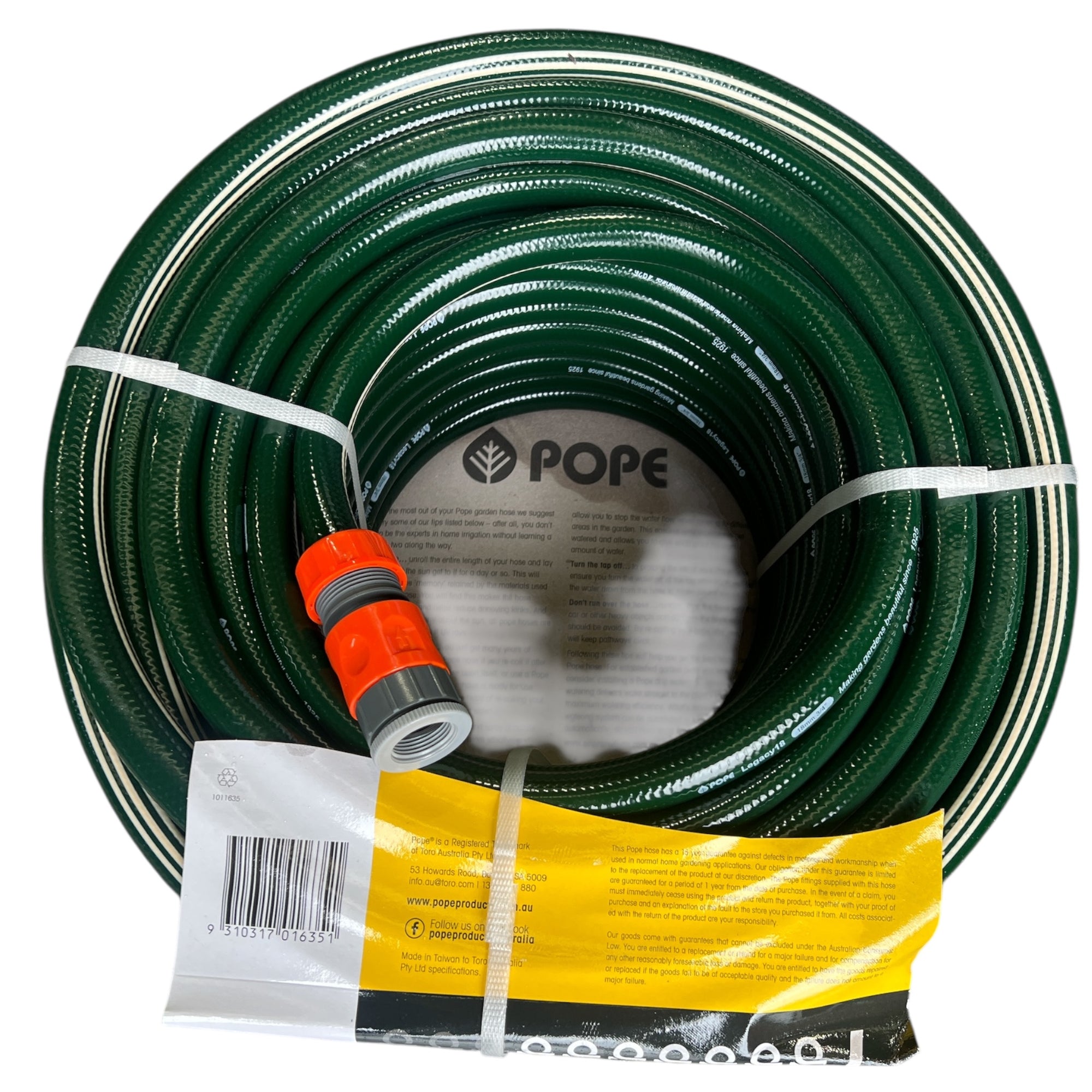 POPE Legacy Garden Hose with Fittings 18mm x 50mt CLEARANCE