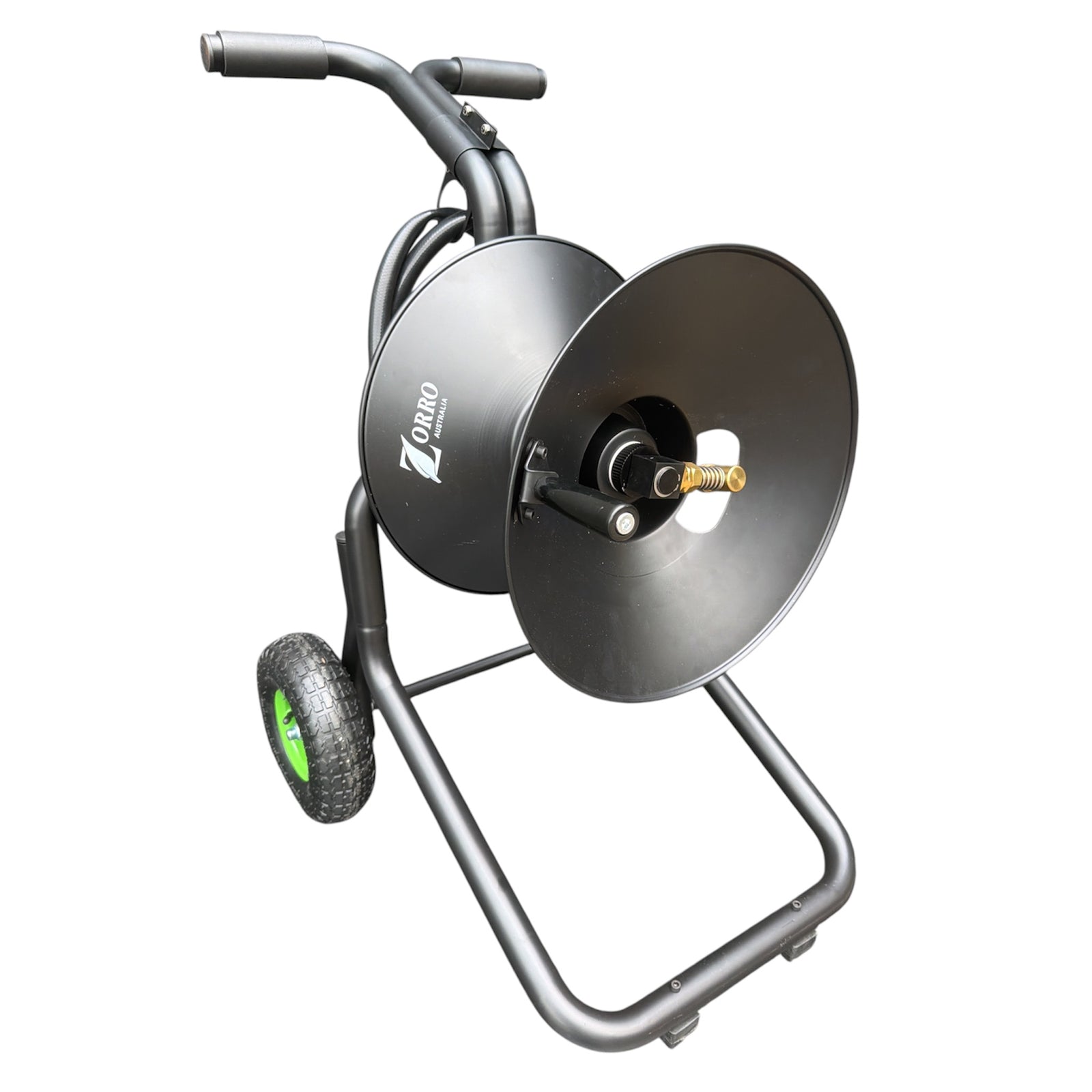 ZORRO Heavy Duty Steel 2-Wheel Steel Hose Reel Cart –  Limited Edition