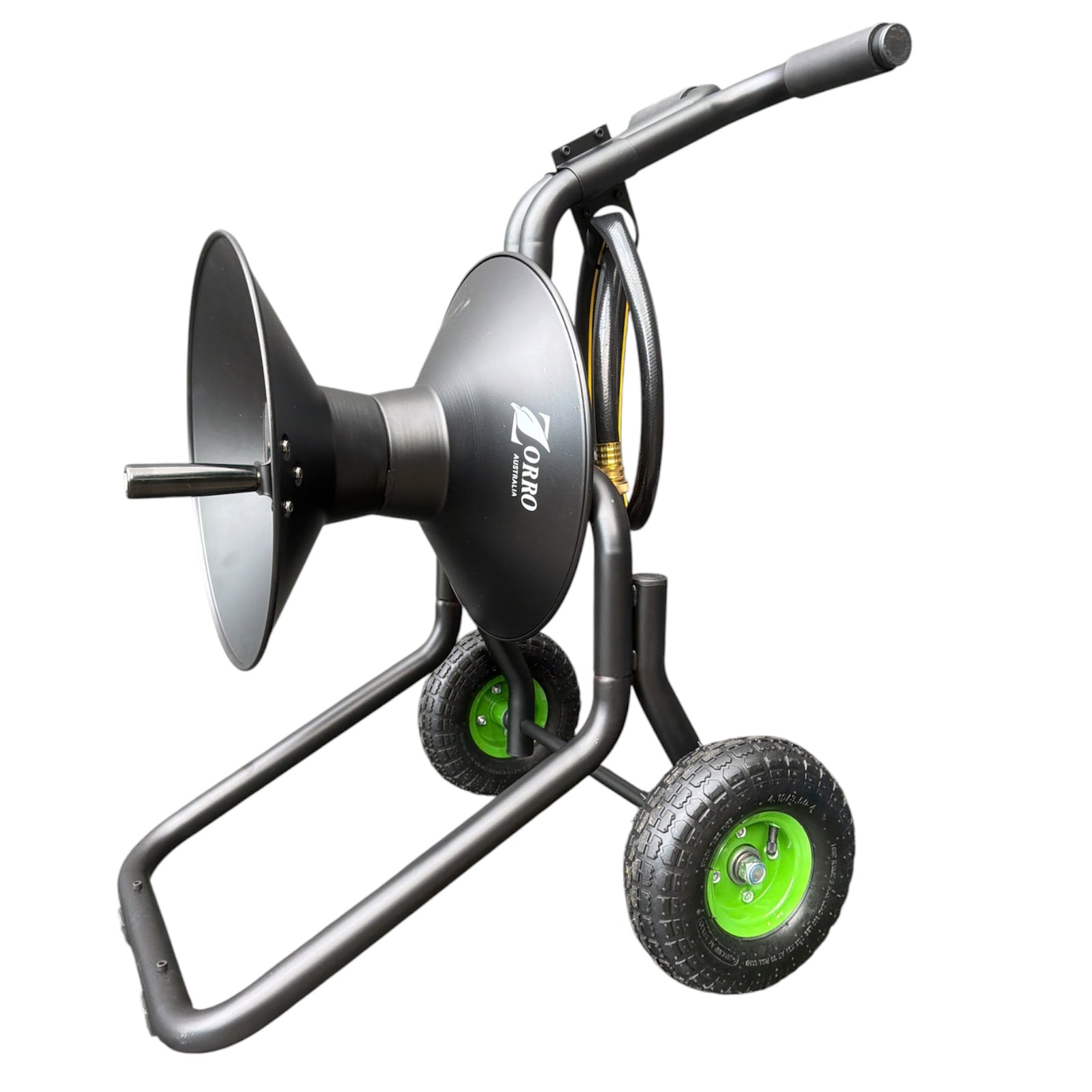 ZORRO Heavy Duty Steel 2-Wheel Steel Hose Reel Cart –  Limited Edition