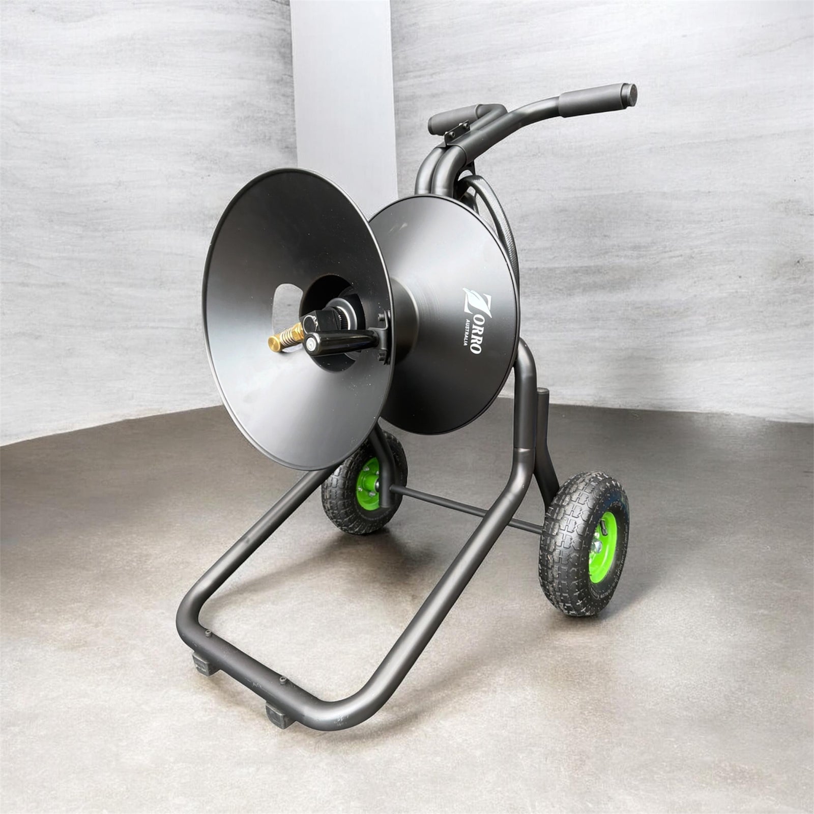 ZORRO Heavy Duty Steel 2-Wheel Steel Hose Reel Cart –  Limited Edition