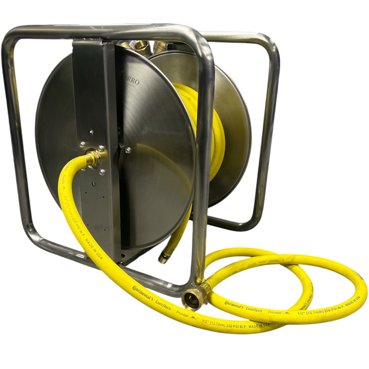 Zorro Pro SS Reel & Frontier EPDM High Temp Water Hose 12mm