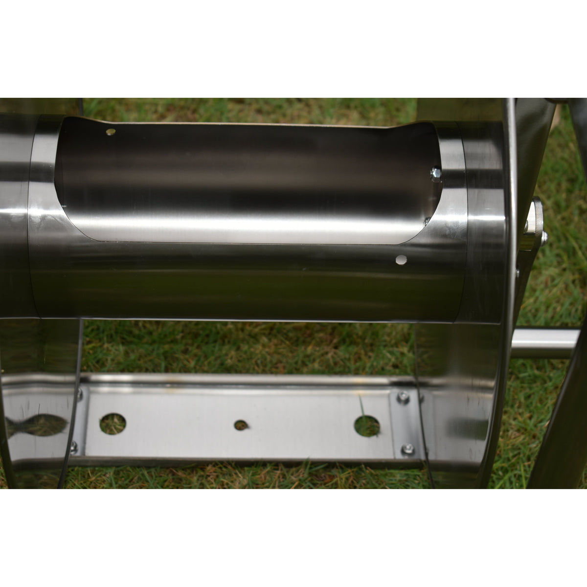 ZORRO PRO Stainless Steel Reel & Hi-Flex Air, Chemical, Water Hose Bundle