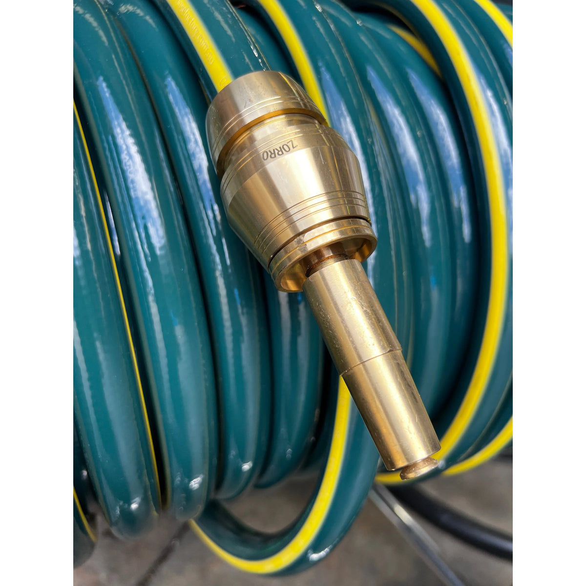 ZORRO Stainless Steel Trolley with Proline Garden Hose Brass Fitting & Nozzle