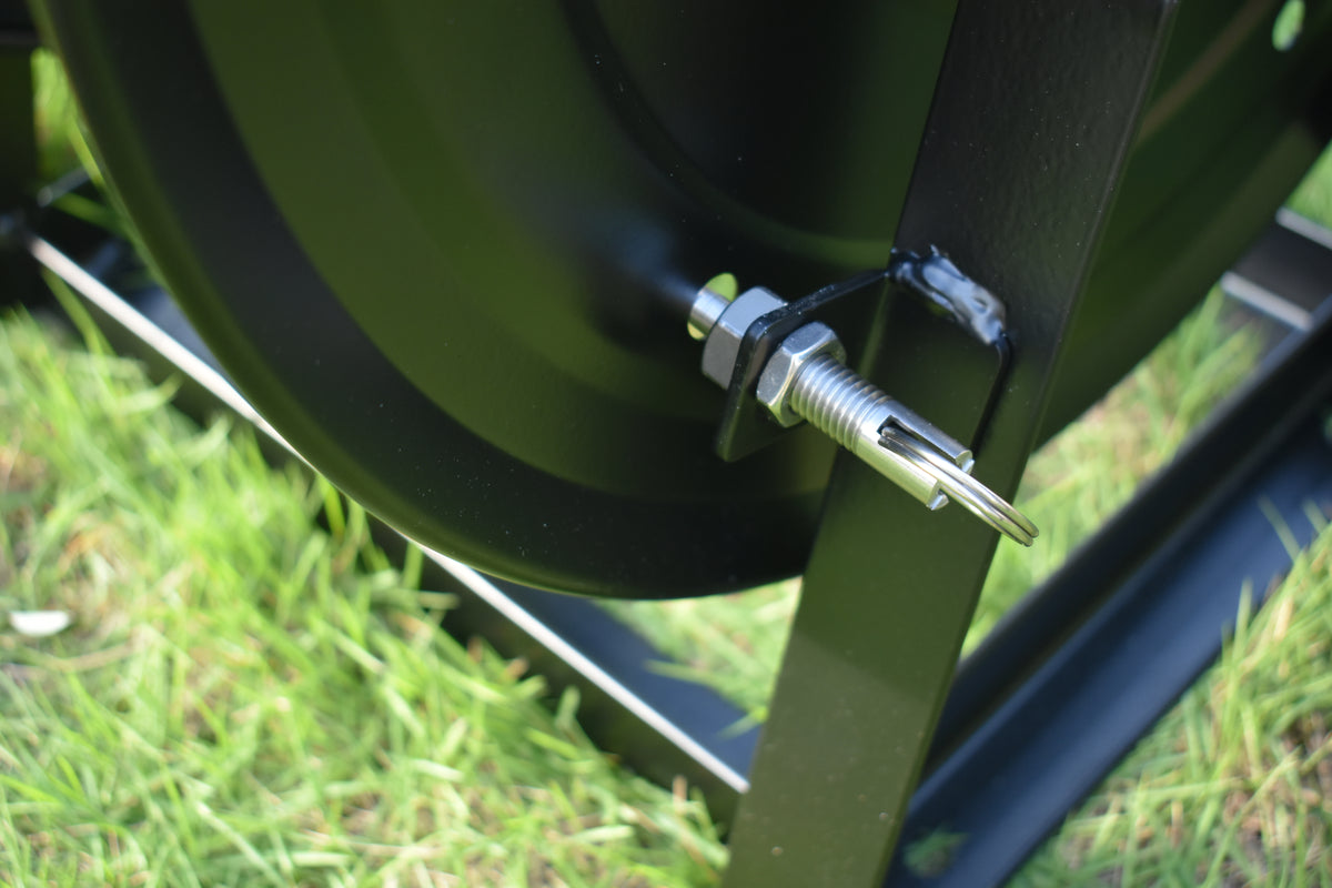 ZORRO Powder Coated Mountable Hose Reel with Stopper