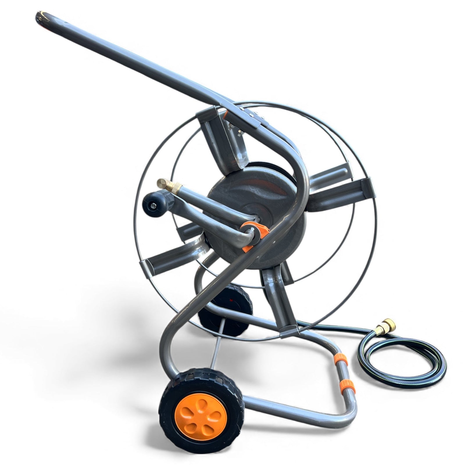 Aifa Steel 2 Wheel Hose Cart with extension Hose 12mm - Hose Factory