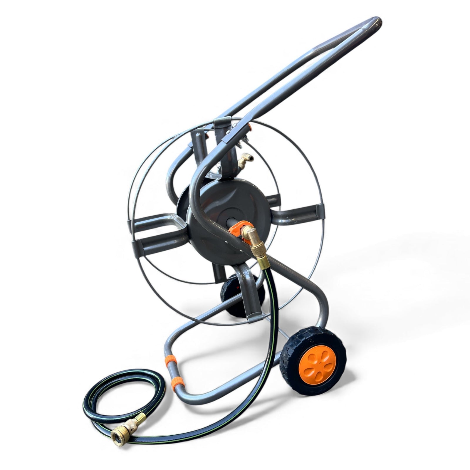 Aifa Steel 2 Wheel Hose Cart with extension Hose 12mm - Hose Factory