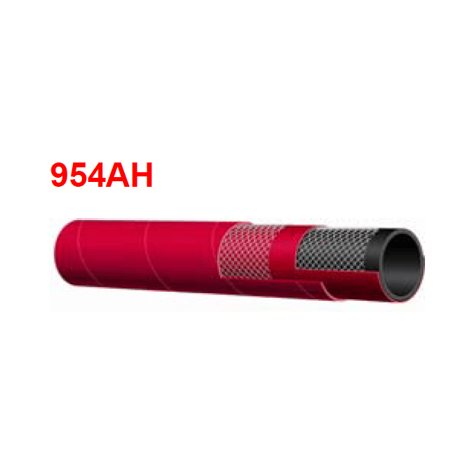 ALFAGOMMA 954AH Multi-Purpose Hose 20 BAR – Non Conductive red and black hose showing cross-section details