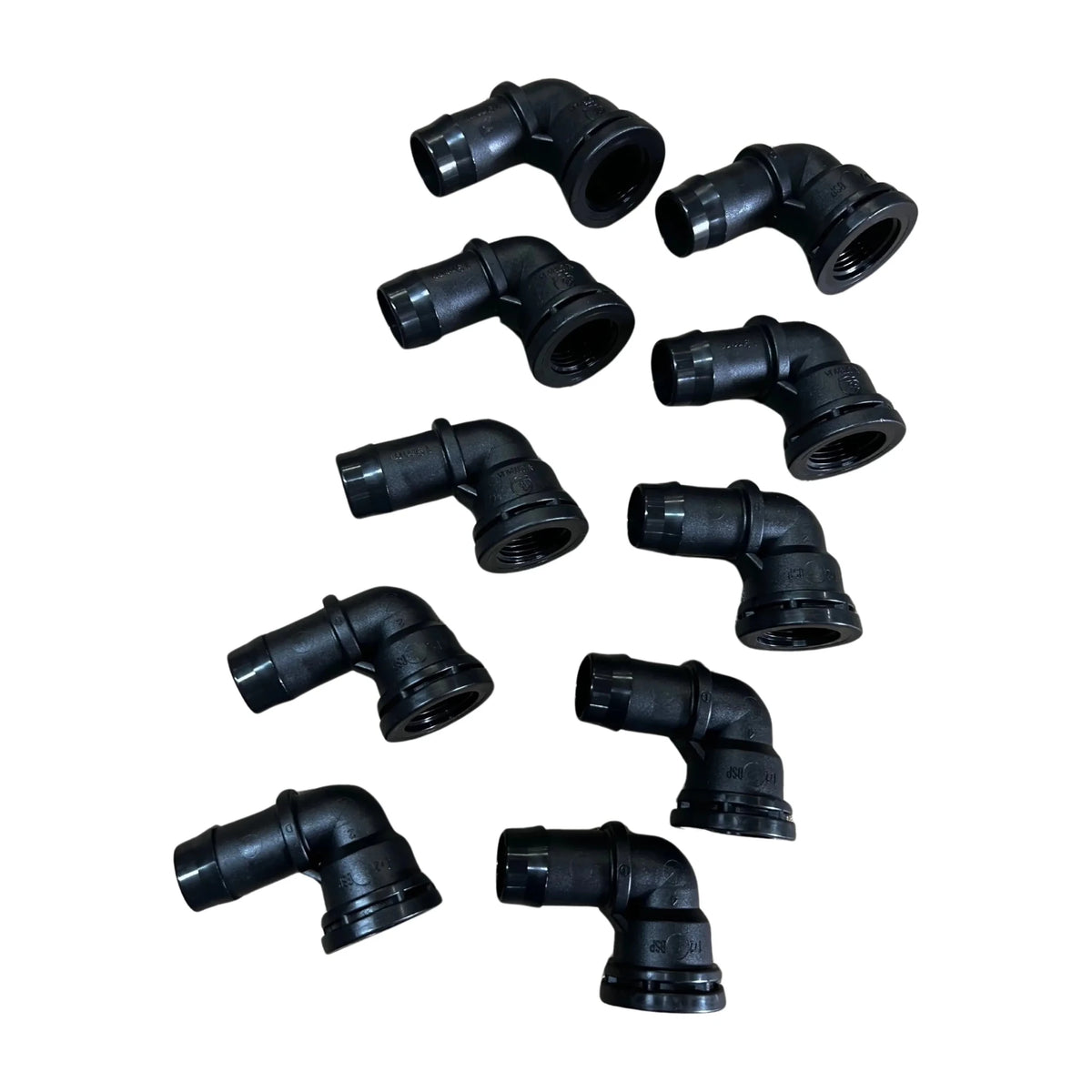 Antelco 19mm Barbed Elbow with 1/2" Female BSP Thread for Poly Pipe - Hose Factory