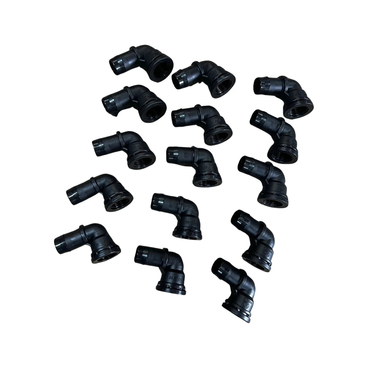 Antelco 19mm Barbed Elbow with 1/2" Female BSP Thread for Poly Pipe - Hose Factory