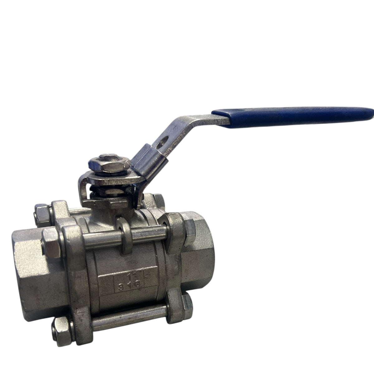 ARITA Ball Valve SS 3 Piece Full Bore with Locking Device CLEARANCE - Hose Factory