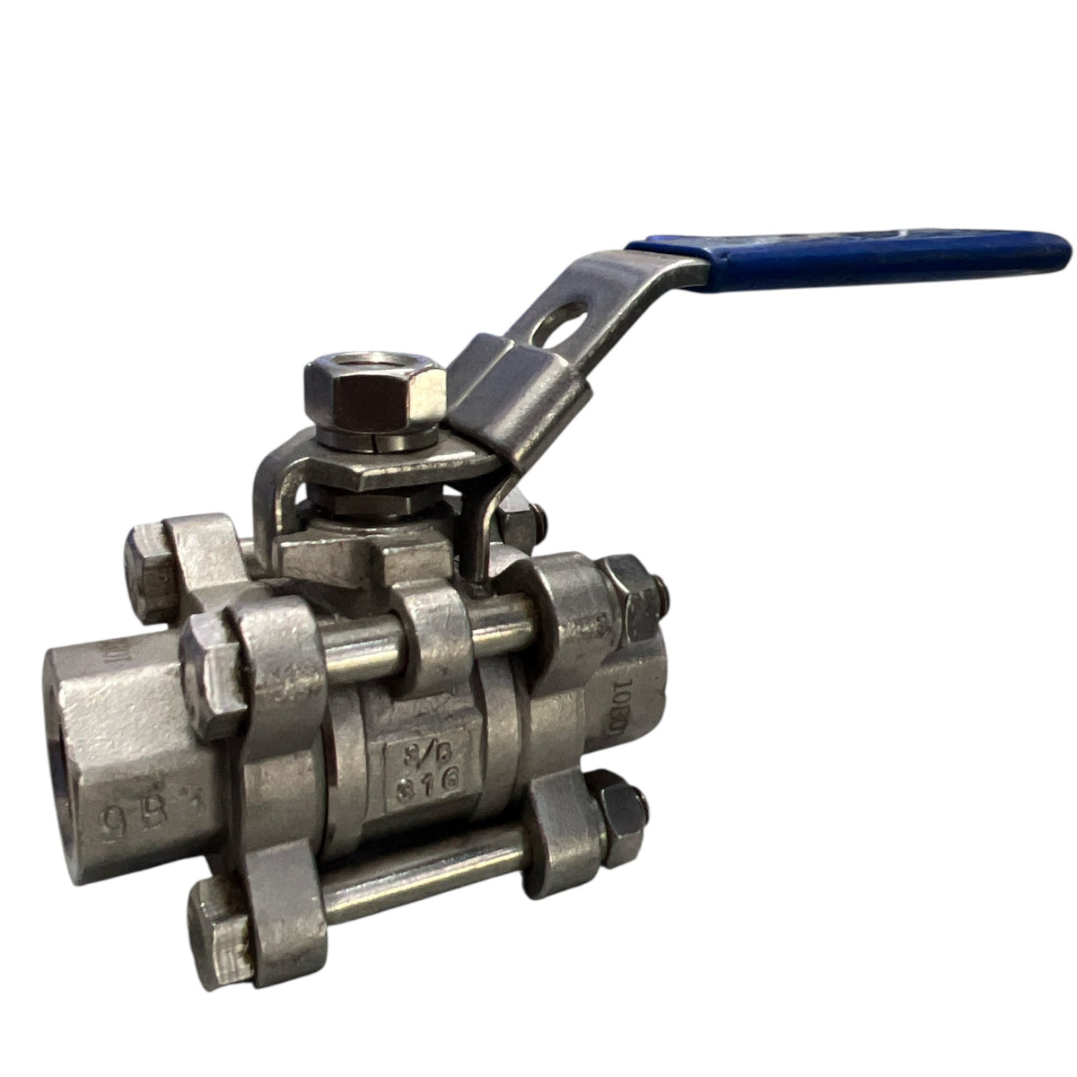 ARITA Ball Valve SS 3 Piece Full Bore with Locking Device CLEARANCE - Hose Factory
