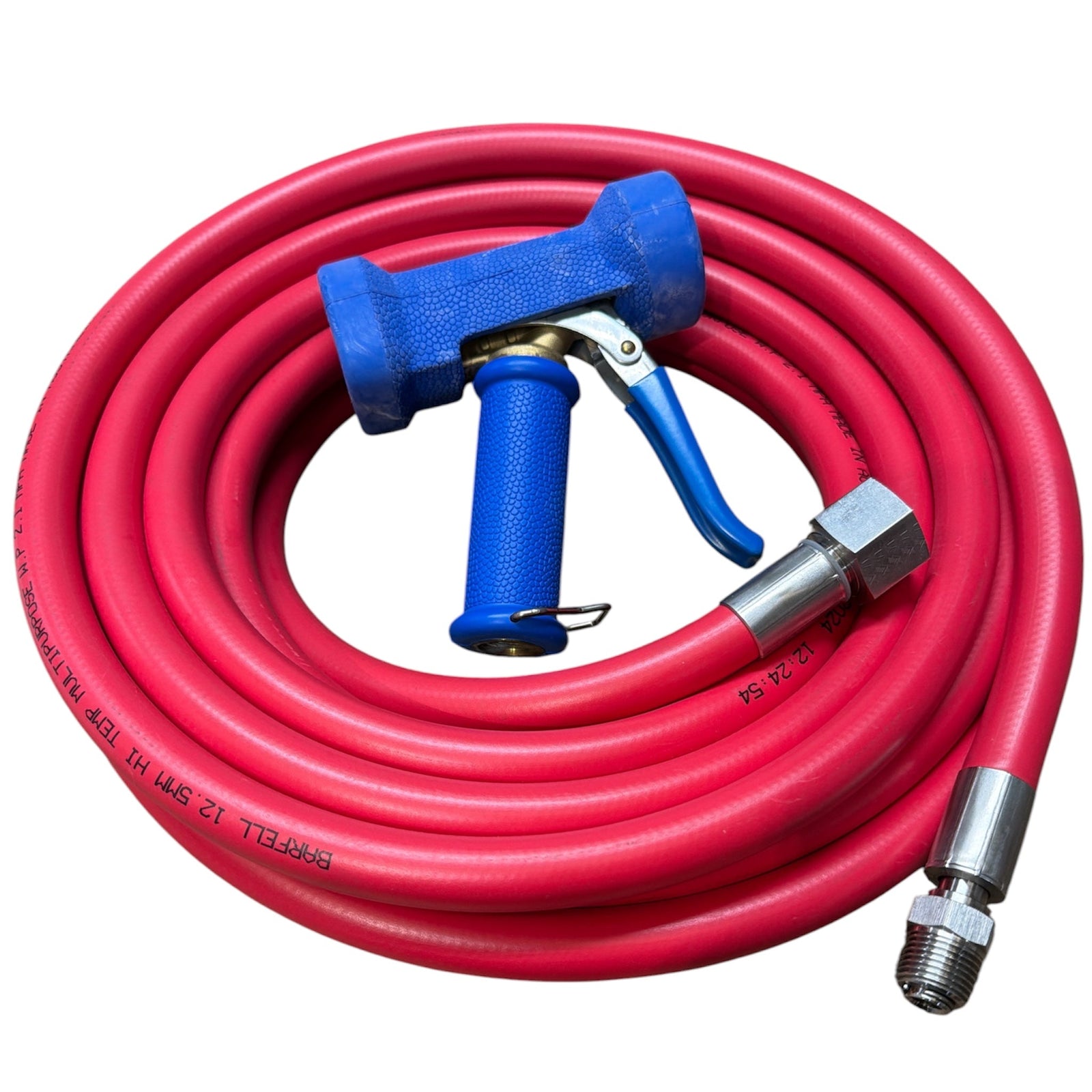 Barfell High Temperature Hose with Stainless Steel Fittings 12.5mm - Hose Factory