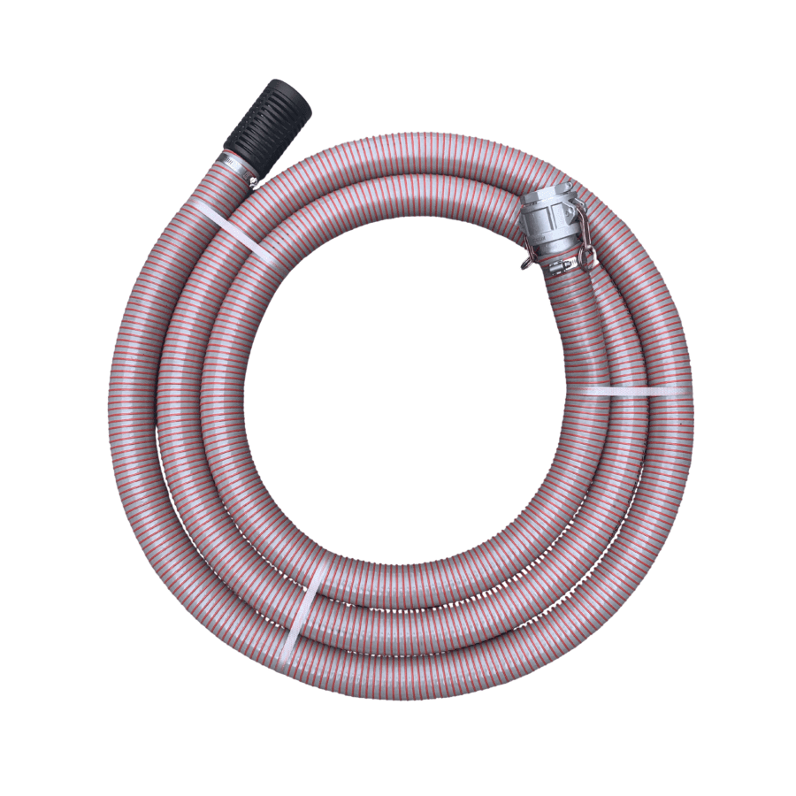 BARFELL Suction Hose Kit with Camlocks TYPE C &amp; A &amp; PVC Strainer - Hose Factory