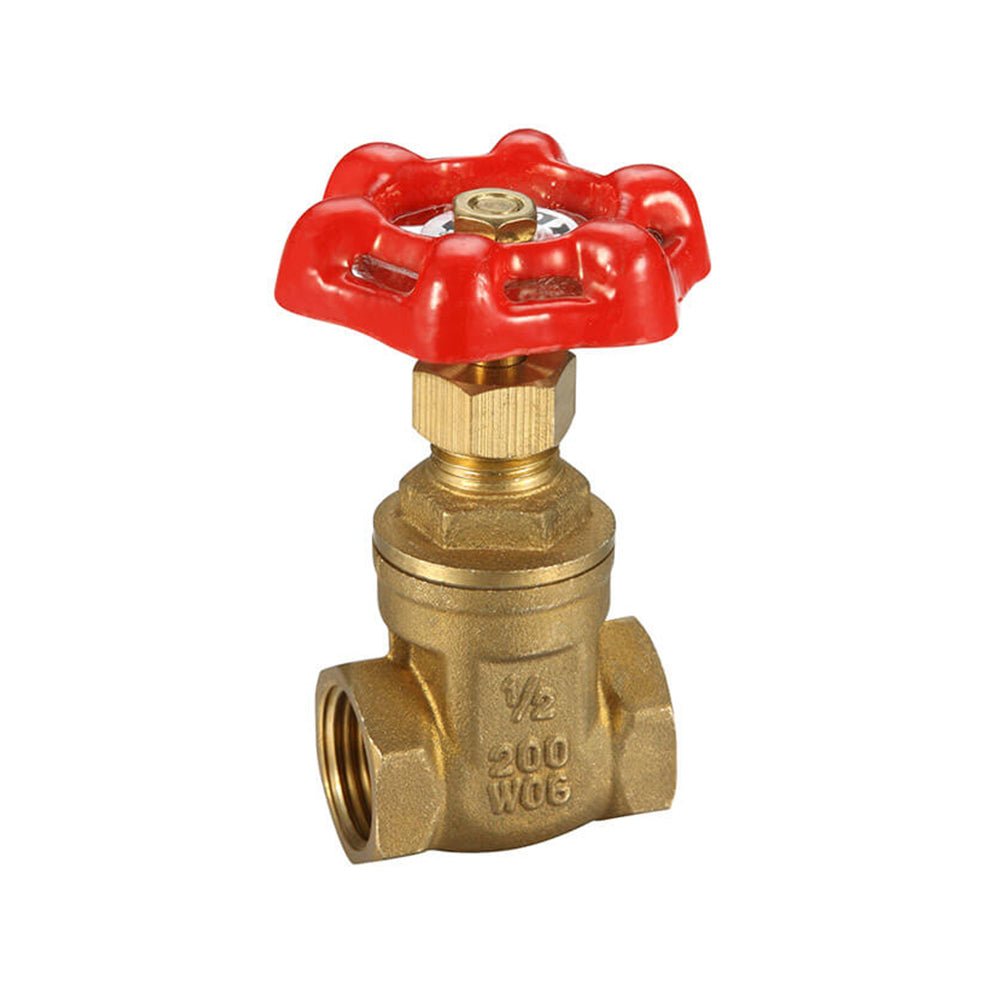Brass Gate Valves Red - General Purpose - Hose Factory