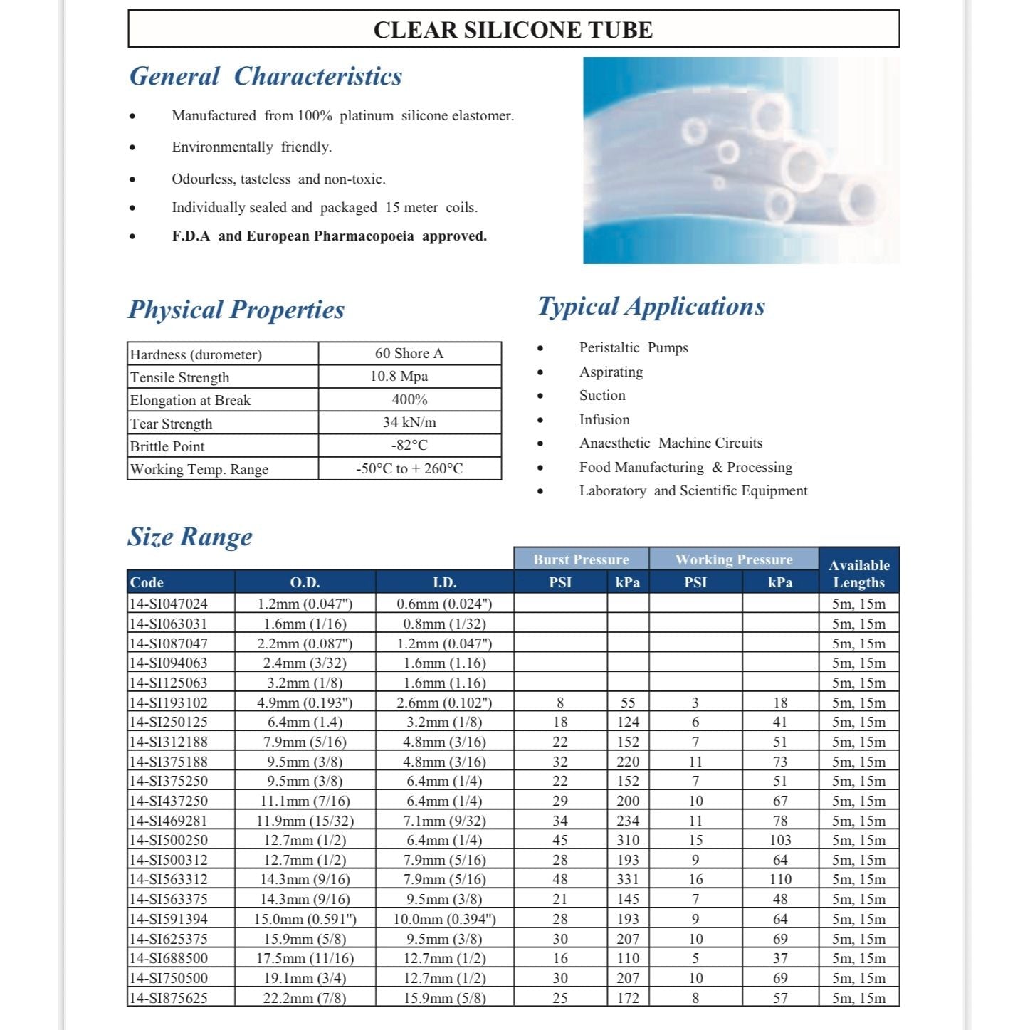 Clear Silicone Tubing - Hose Factory