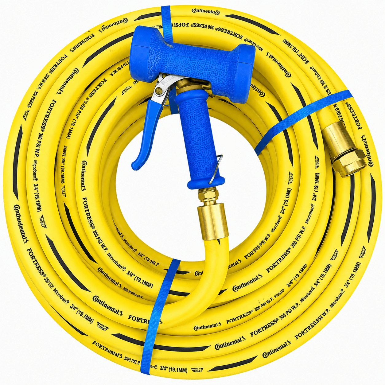Continental Fortress High Temp Hose Ss or Brass Fittings Assembly - Hose Factory