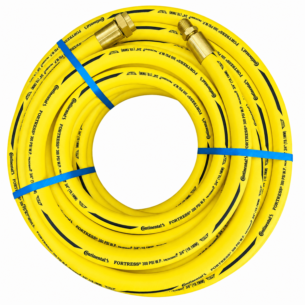 Continental Fortress High Temp Hose Ss or Brass Fittings Assembly - Hose Factory
