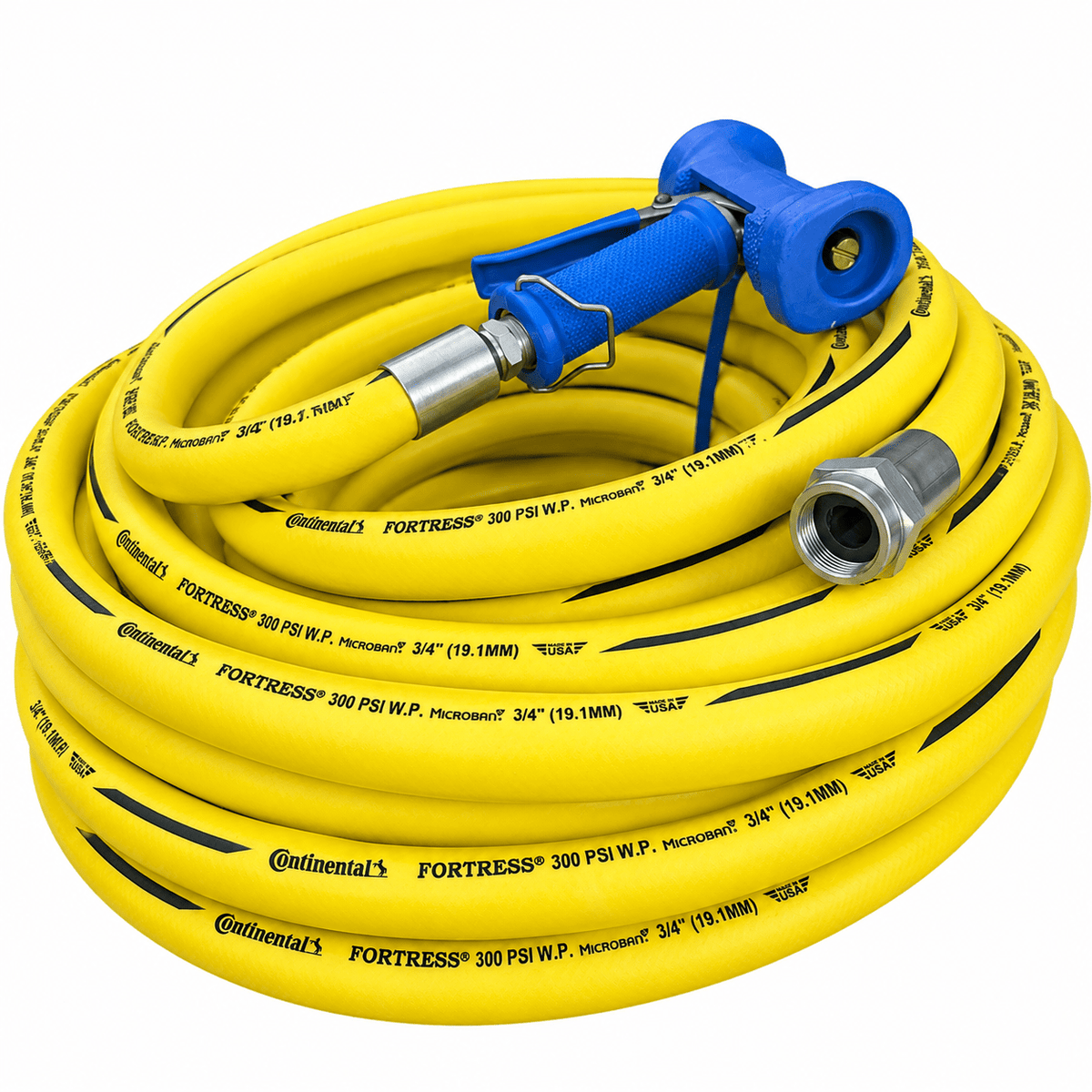 Continental Fortress High Temp Hose Ss or Brass Fittings Assembly - Hose Factory
