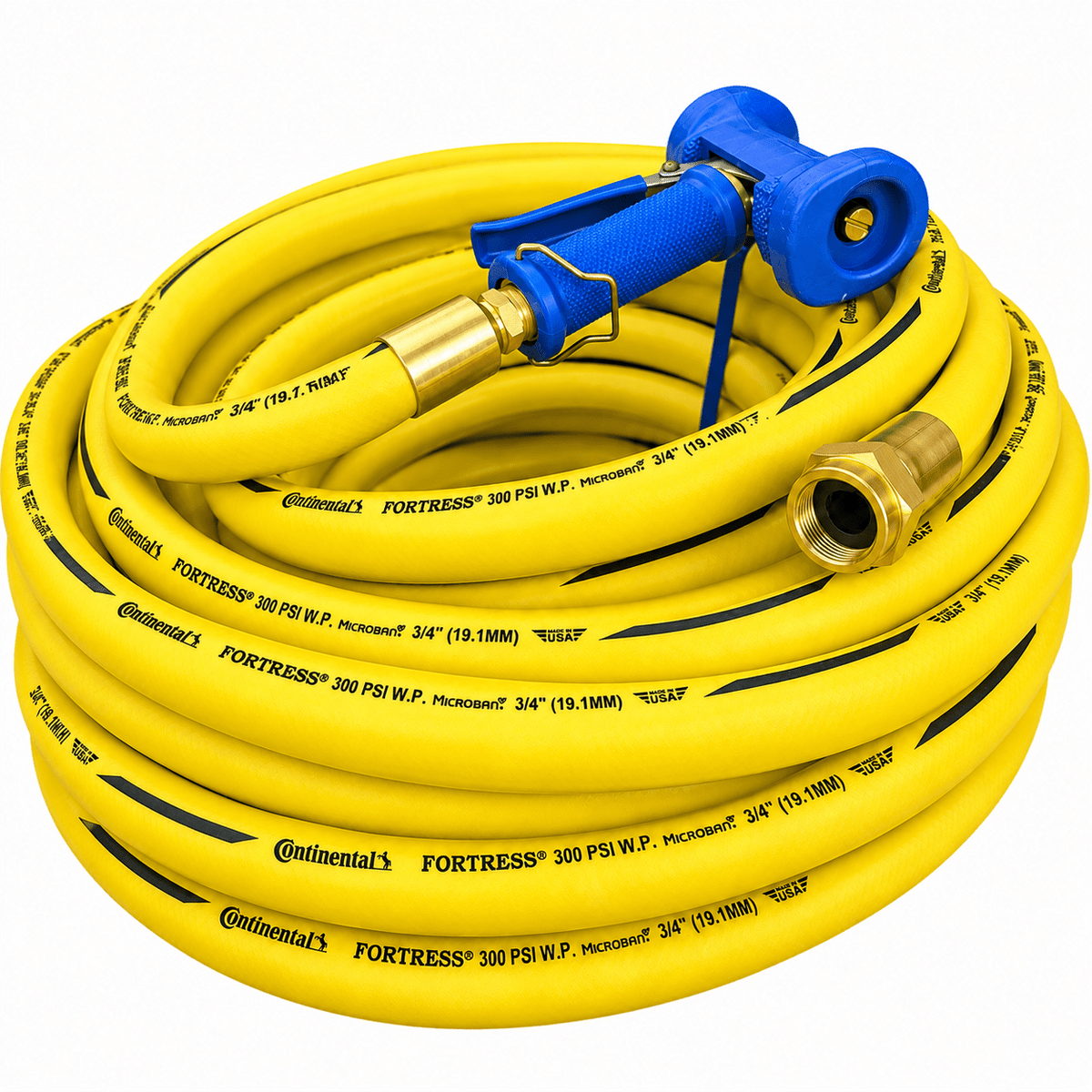Continental Fortress High Temp Hose Ss or Brass Fittings Assembly - Hose Factory